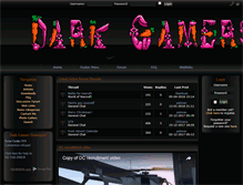 Tablet Screenshot of darkgamers.org